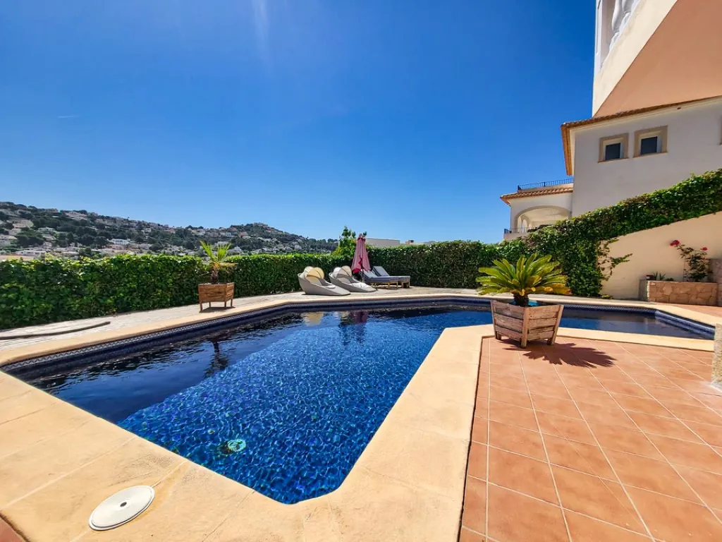 Exclusive traditional villa for sale in Moraira. A Haven of Tranquility Just Minutes From Downtown and the Beach