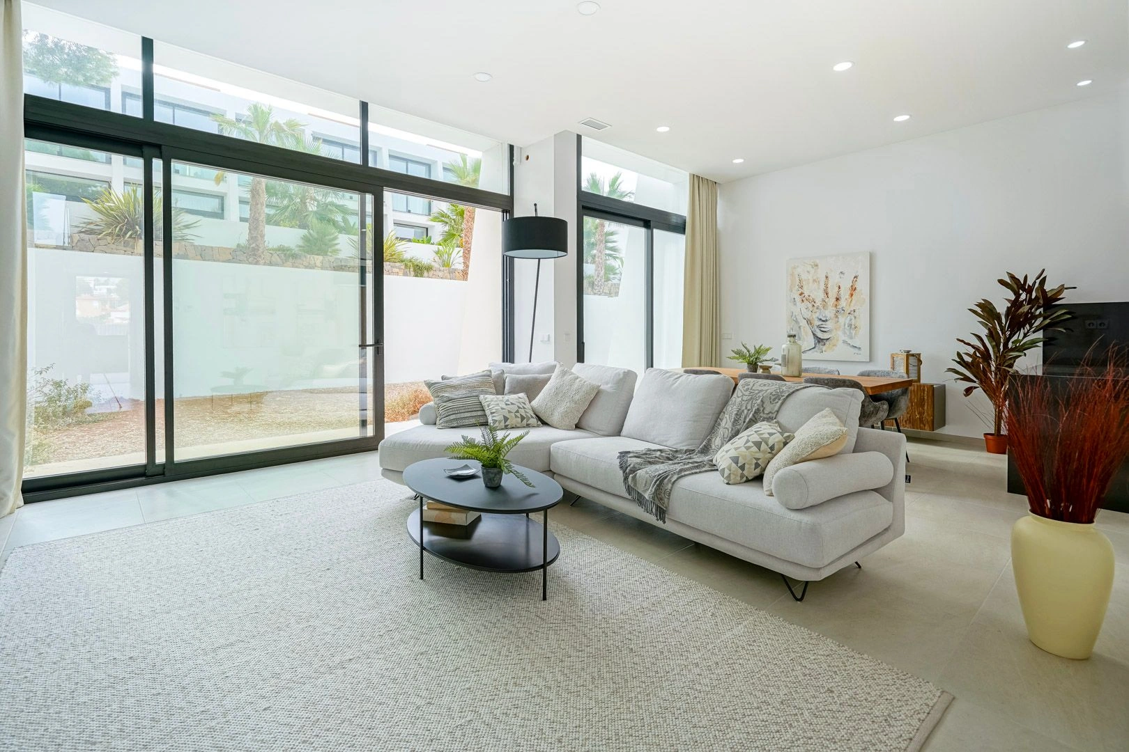 Moderne nieuwbouw geschakelde chalet te koop in Calpe