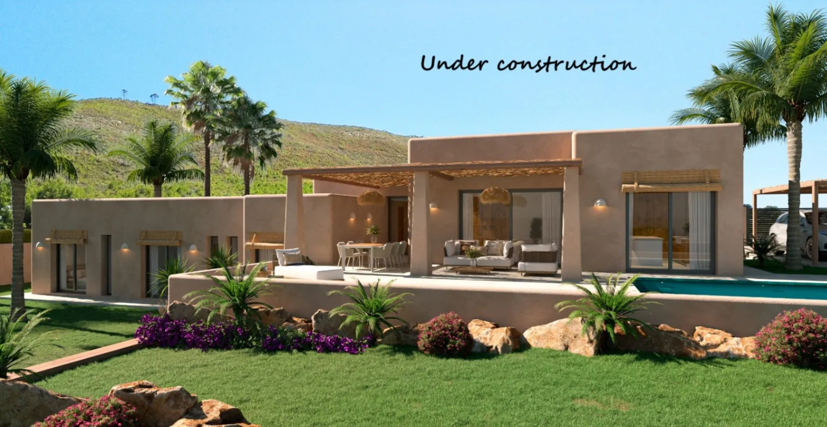 Villa de estilo ibicenco en venta en Lomas del Rey