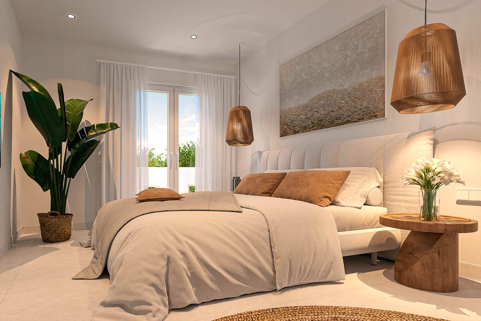 Proyecto de villa estilo ibicenco a la venta en Pedreguer.