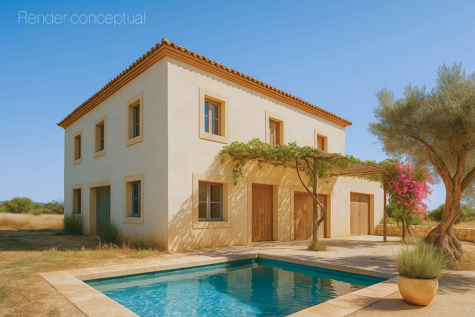 Casa de campo para reformar con gran parcela a la venta en Denia