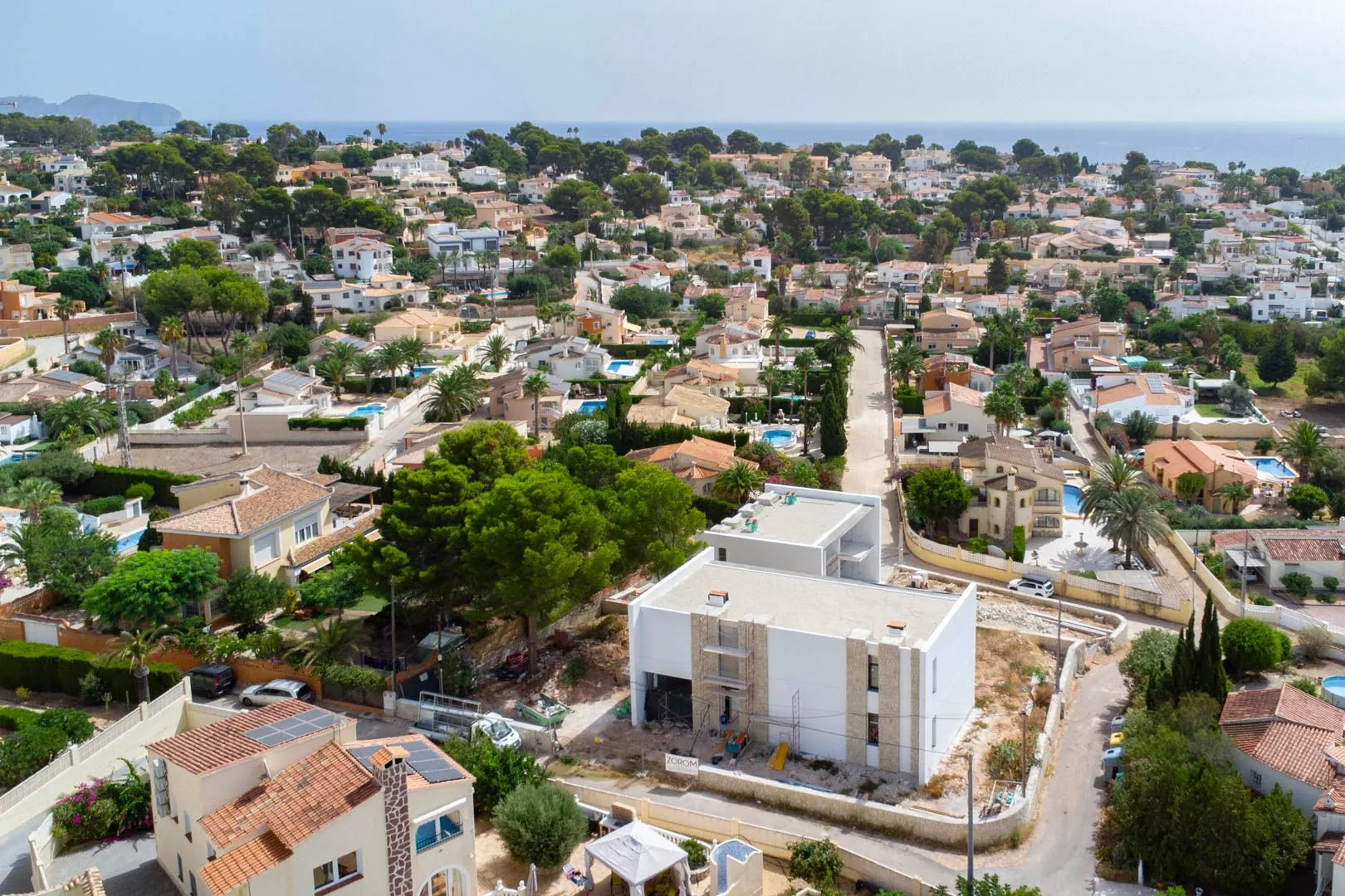 Moderna villa de obra nueva a poca distancia de la playa de Calpe