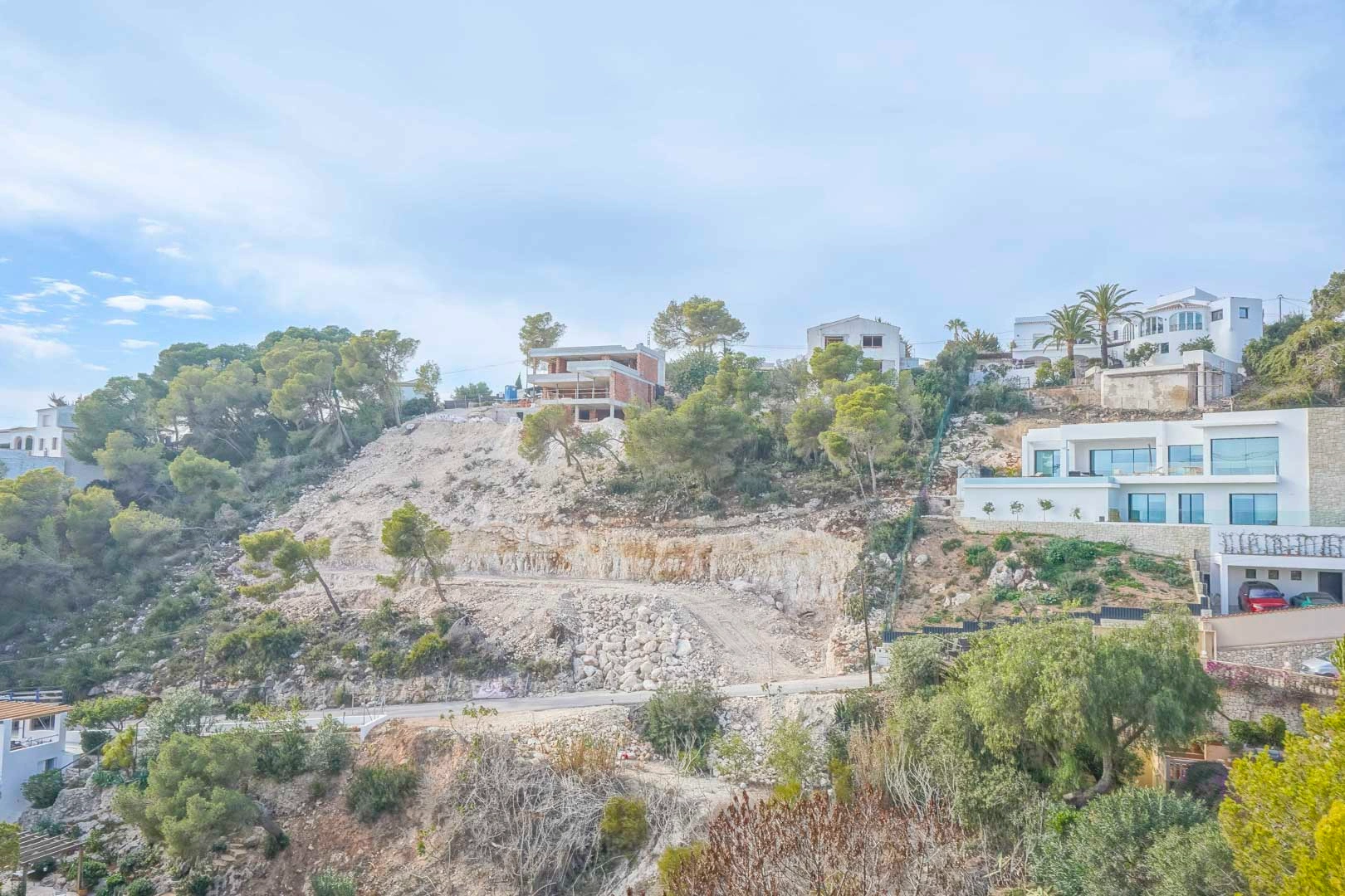 Villa moderne avec vue sur la mer en construction à vendre à Jávea