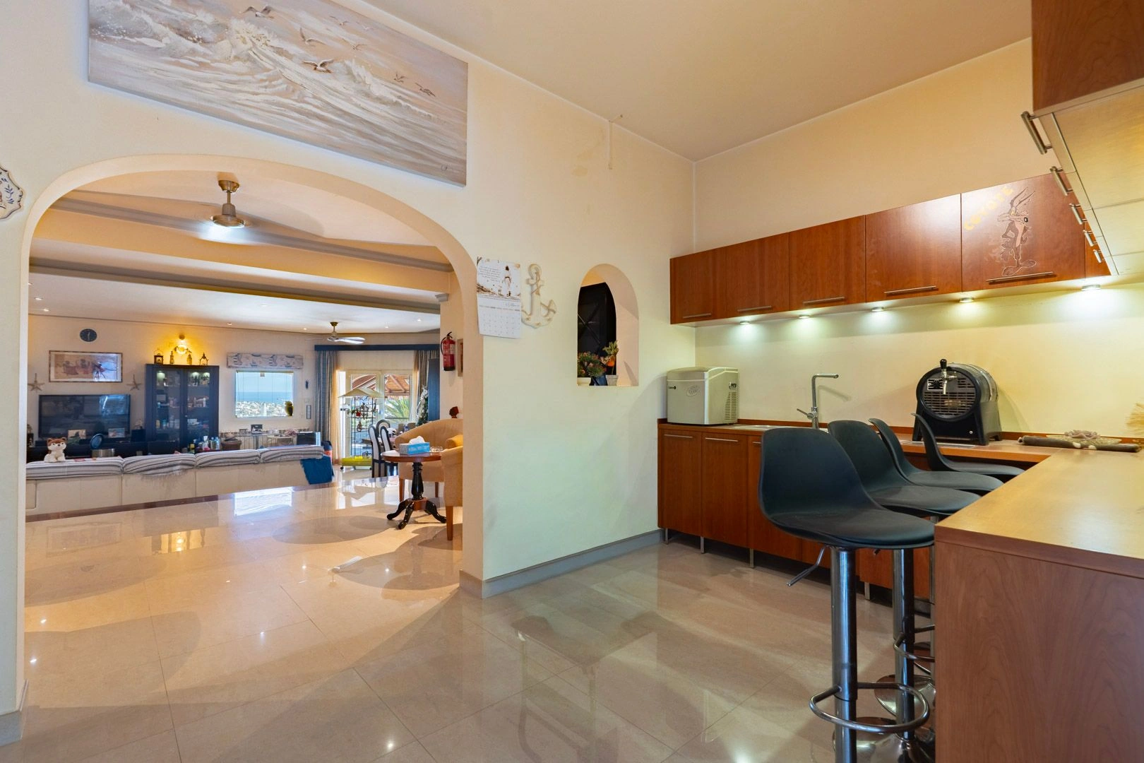 Villa con vistas panoramicas al mar en venta en Calpe