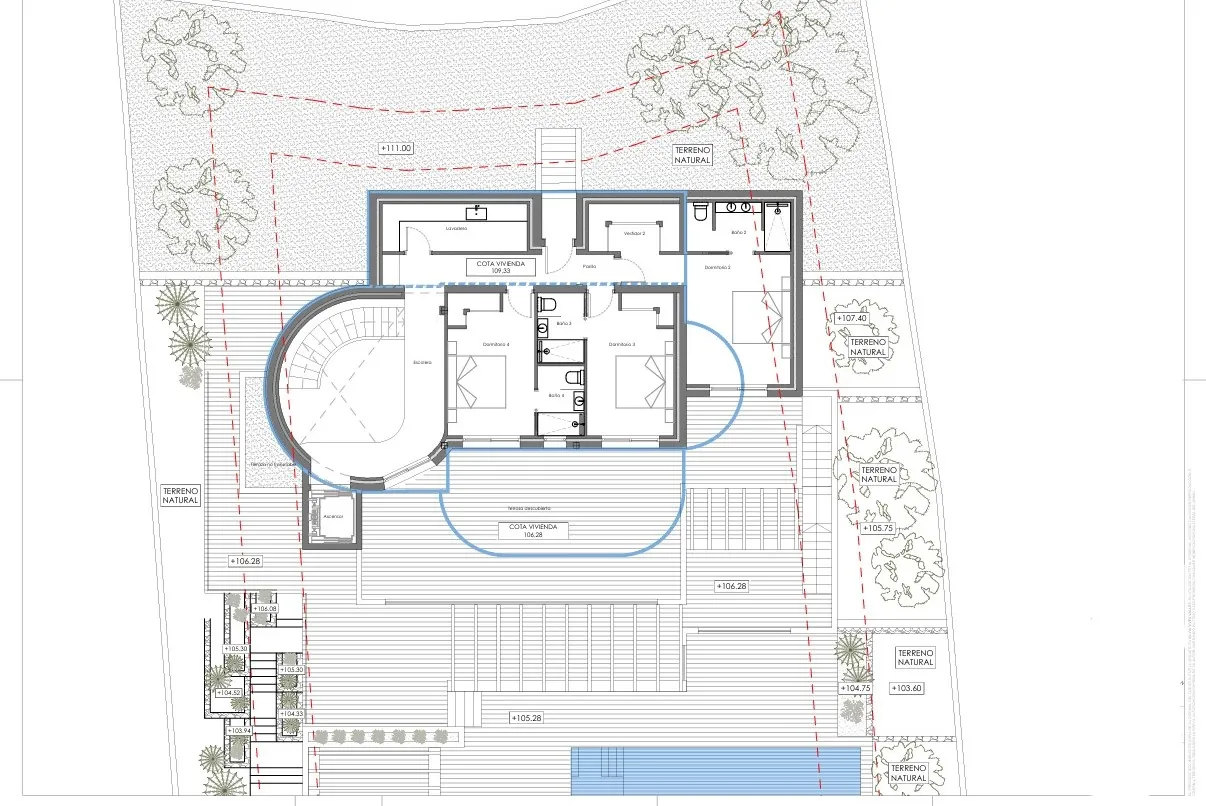Progetto di villa moderna con vista sul mare in vendita a Moraira