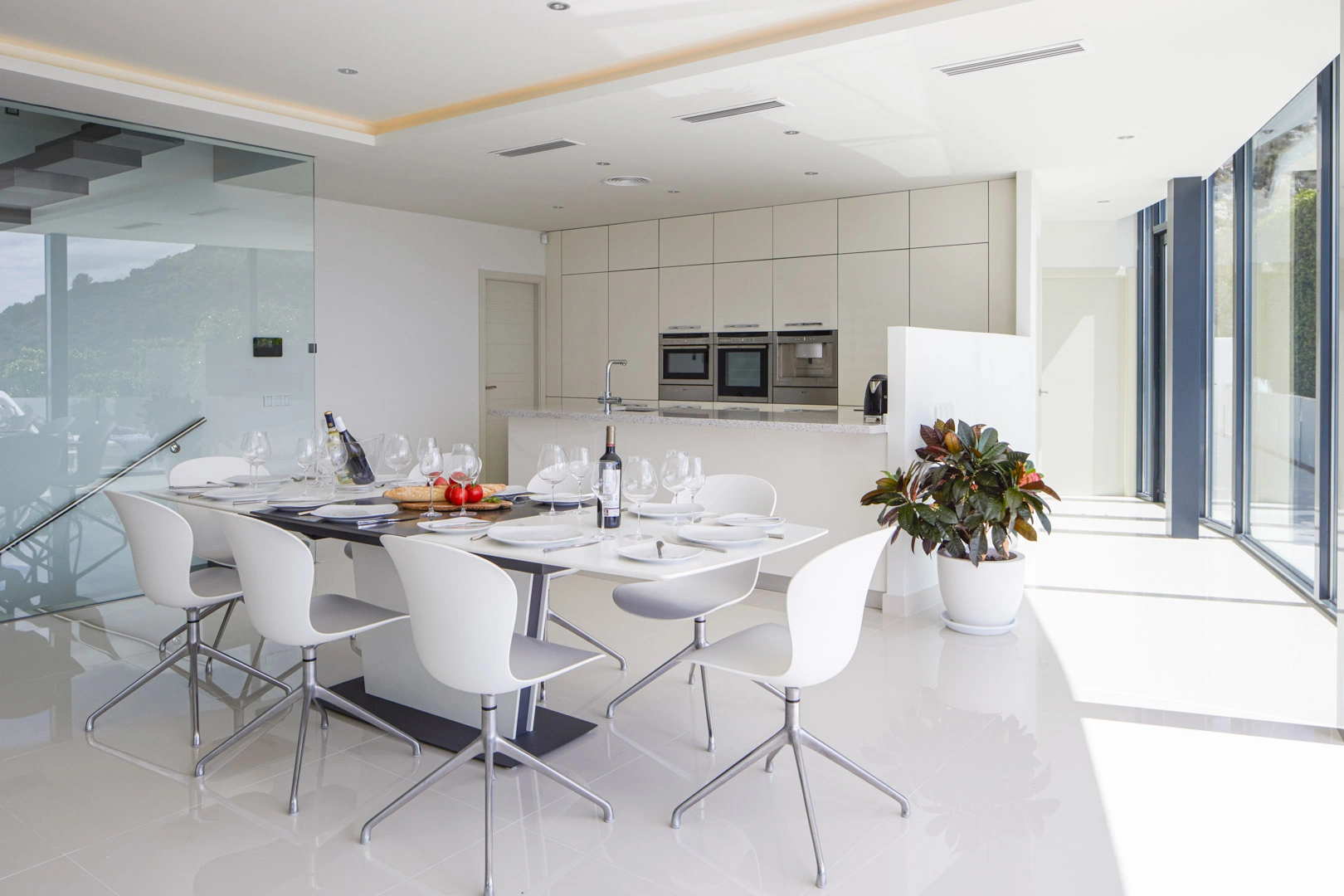 Designer-Villa mit Panoramablick auf das Meer zum Verkauf in El Portet, Moraira