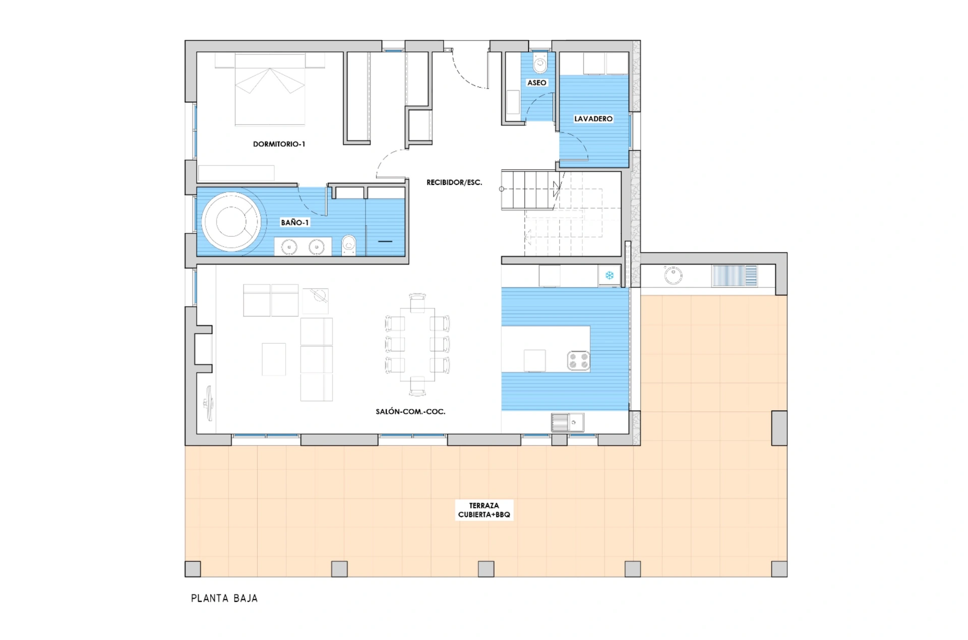 Traditional villa project with building permit for sale on a large plot in Benissa.