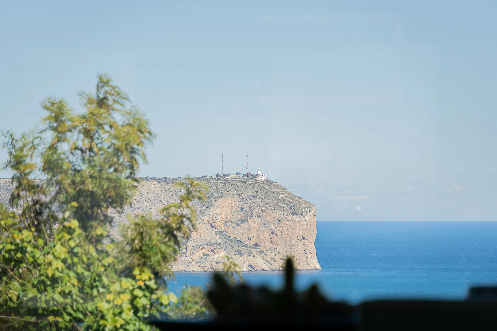 Superbe villa de style rustique avec vue sur la mer et le Montgo.