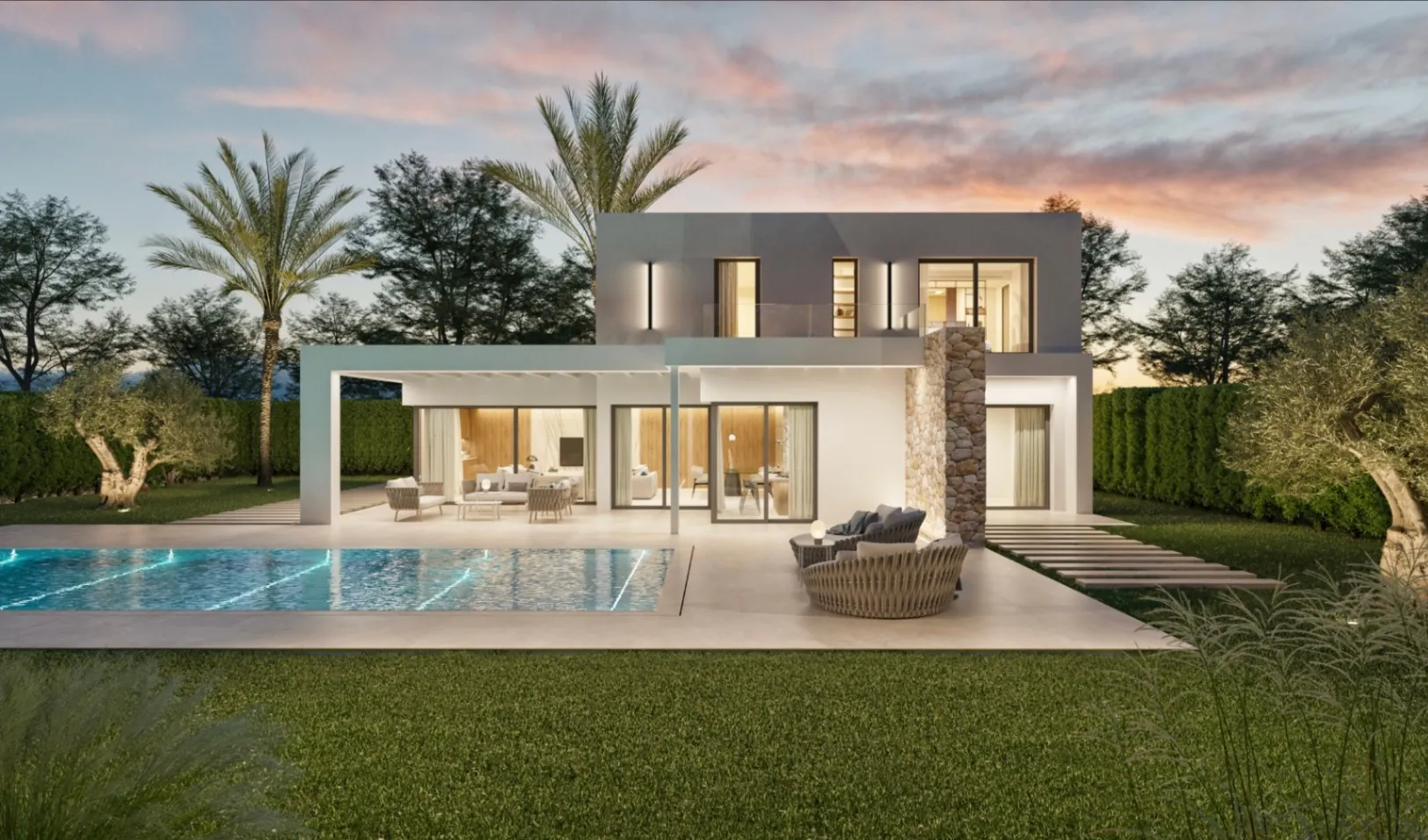 Progetto di villa moderna in vendita a Moraira.
