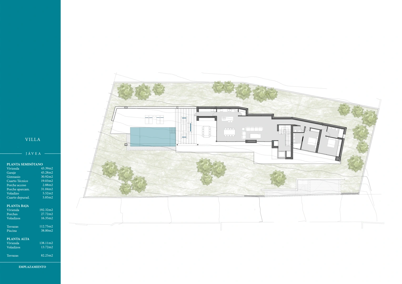 Villa moderne avec vue sur la mer en construction à vendre à Jávea