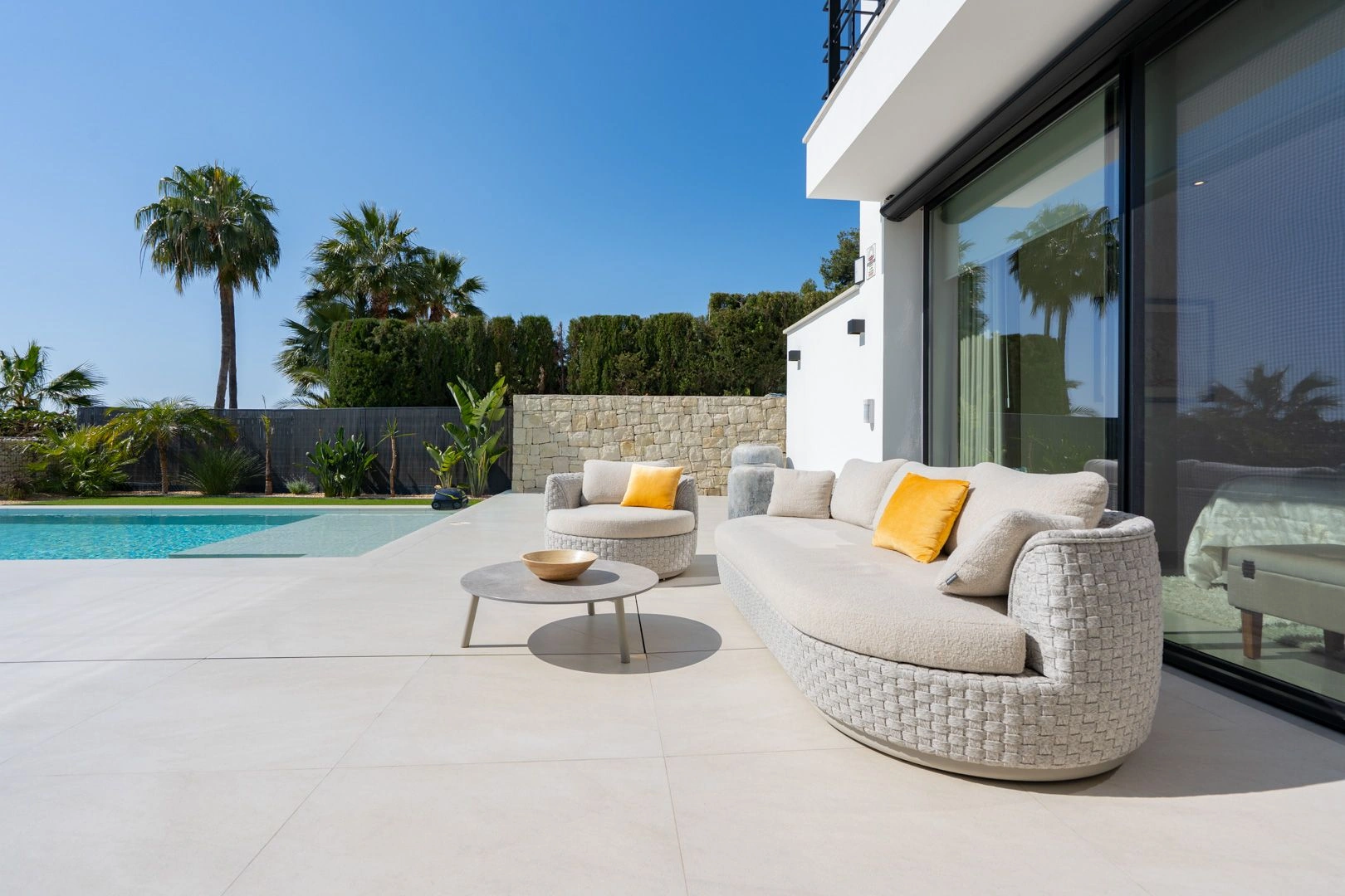 Impresionante villa mediterránea de lujo con vistas al mar en venta en Benissa
