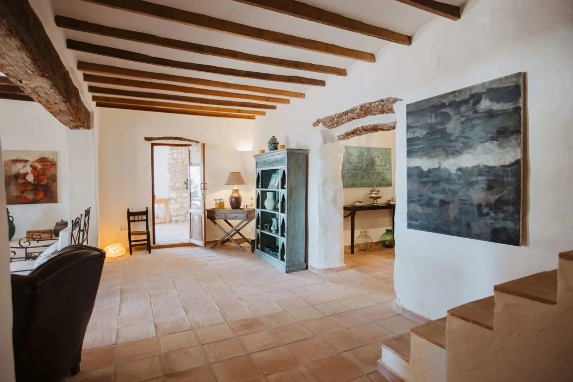 Einzigartige Finca zum Verkauf in Benissa mit herrlichem Blick über die Landschaft und das Meer