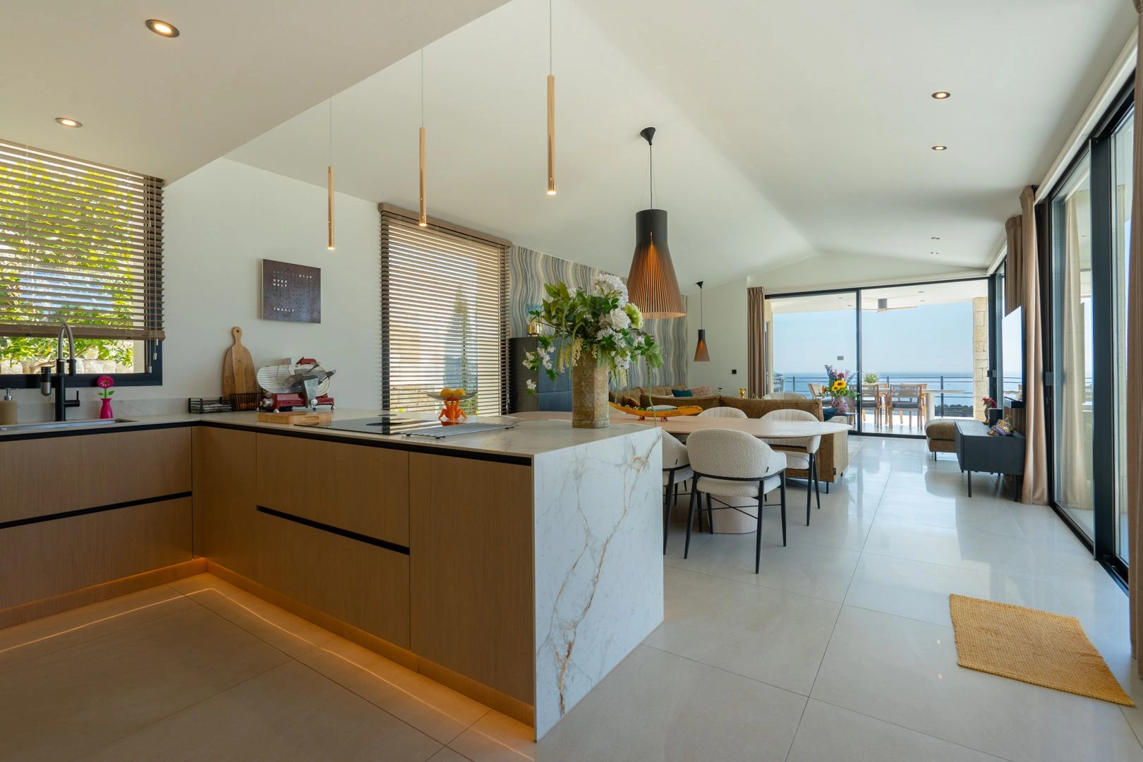 Impresionante villa mediterránea de lujo con vistas al mar en venta en Benissa
