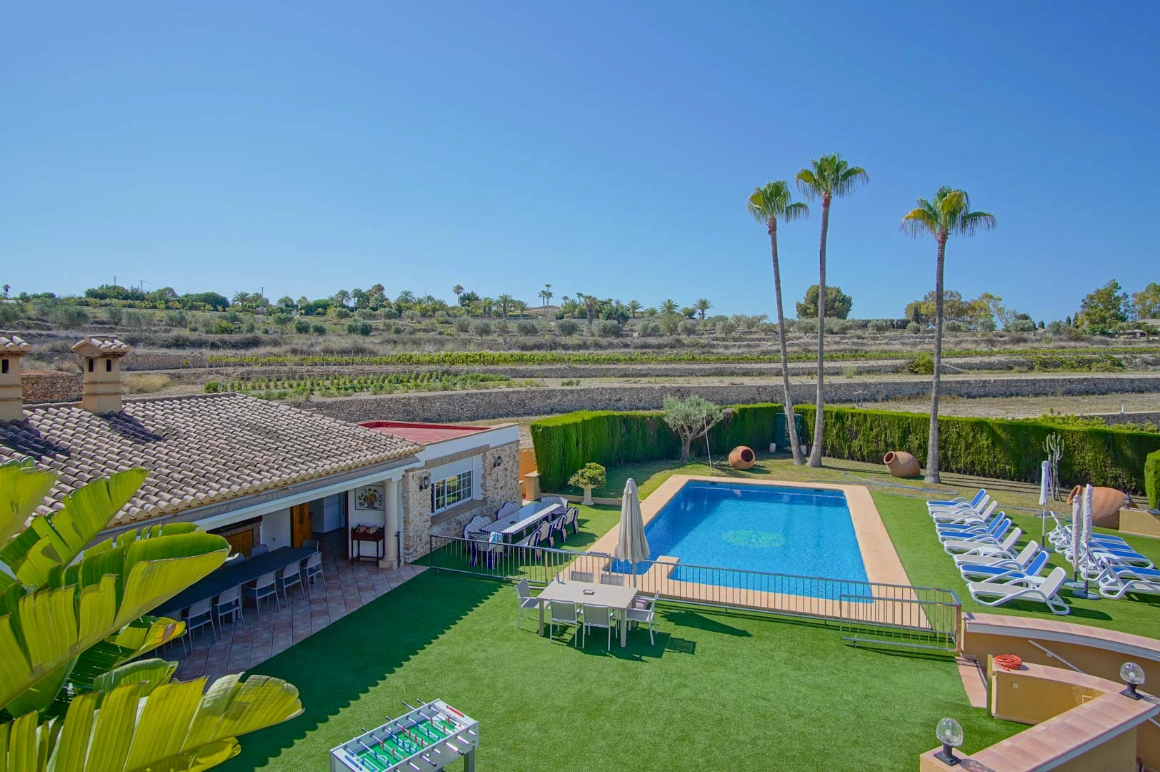 Villa con 3 casas de invitados en venta en Benissa