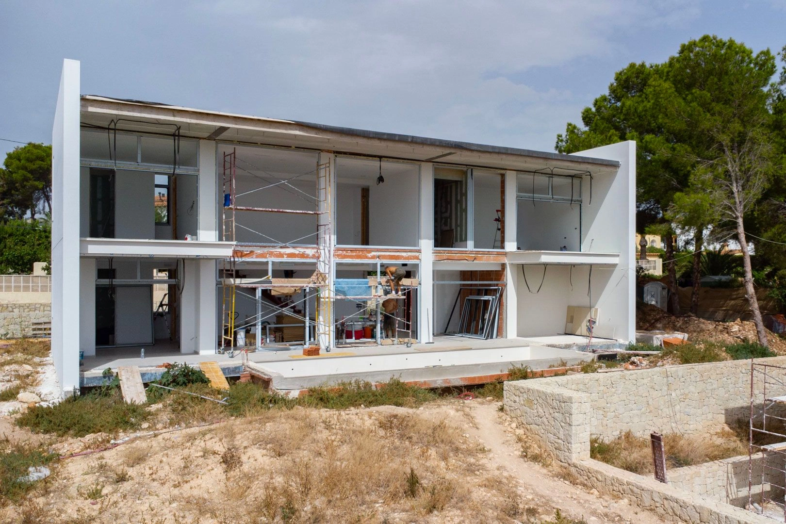 Moderna villa de obra nueva a poca distancia de la playa de Calpe