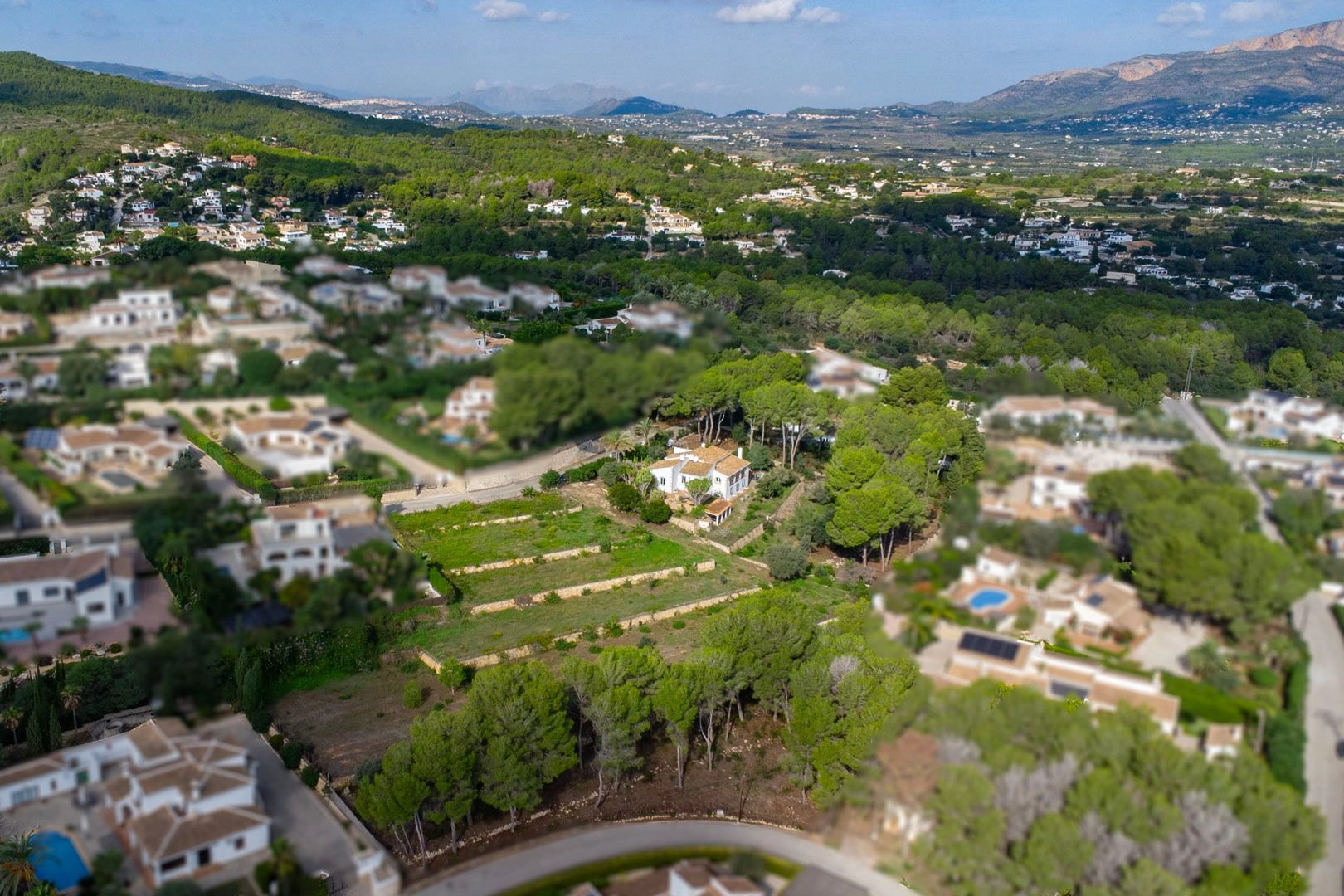 Ensemble de 5 Parcelles avec Villa dans l'Exclusif Urbanisation La Lluca, Jávea