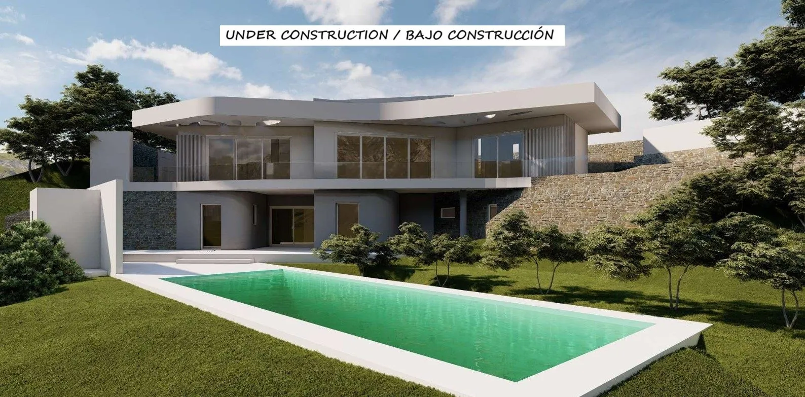 AR54119 - Villa nueva en construcción con vistas al mar en venta en Jávea.
