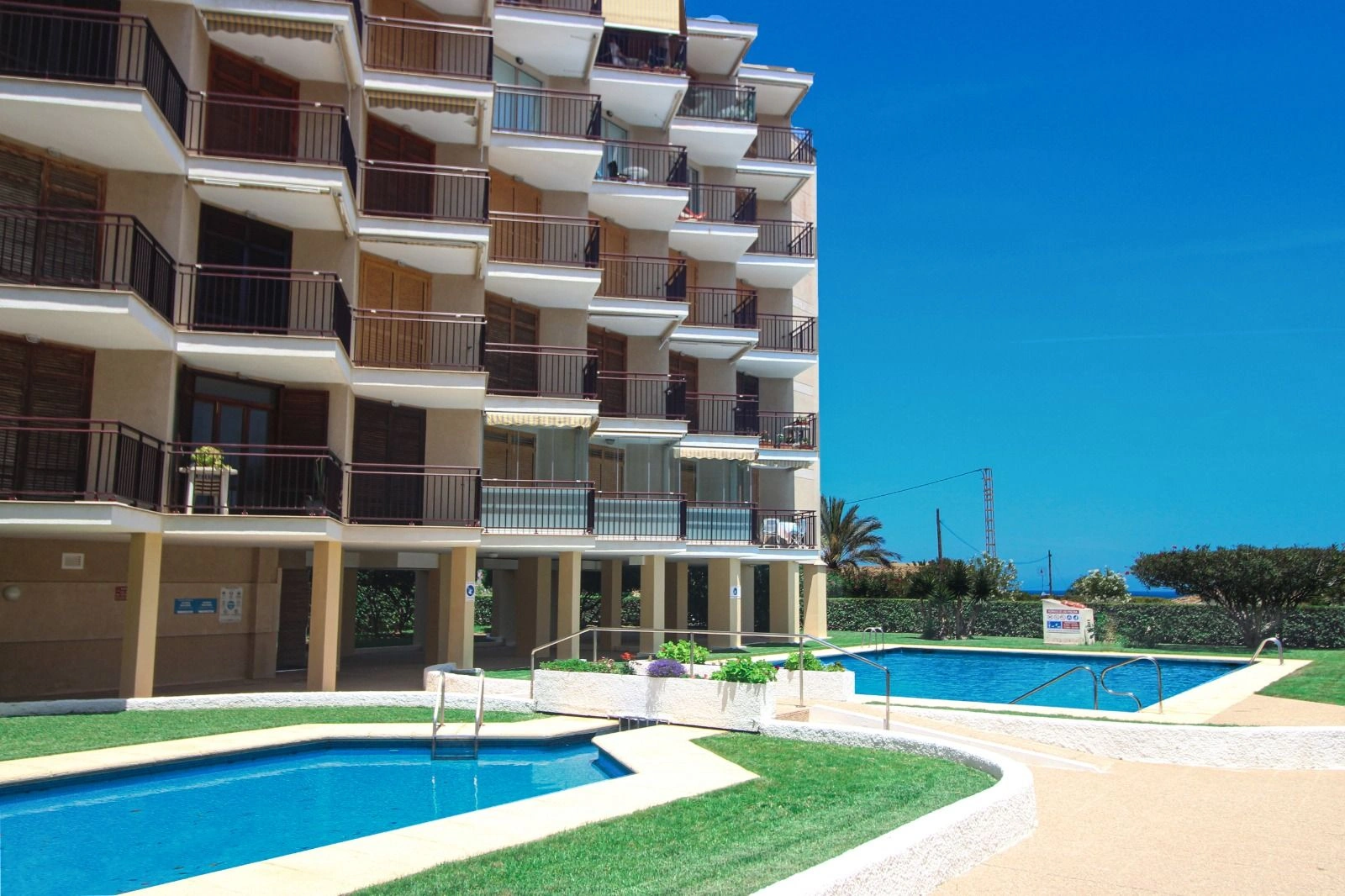 Schöne Wohnung zur Miete in Javea mit Meerblick
