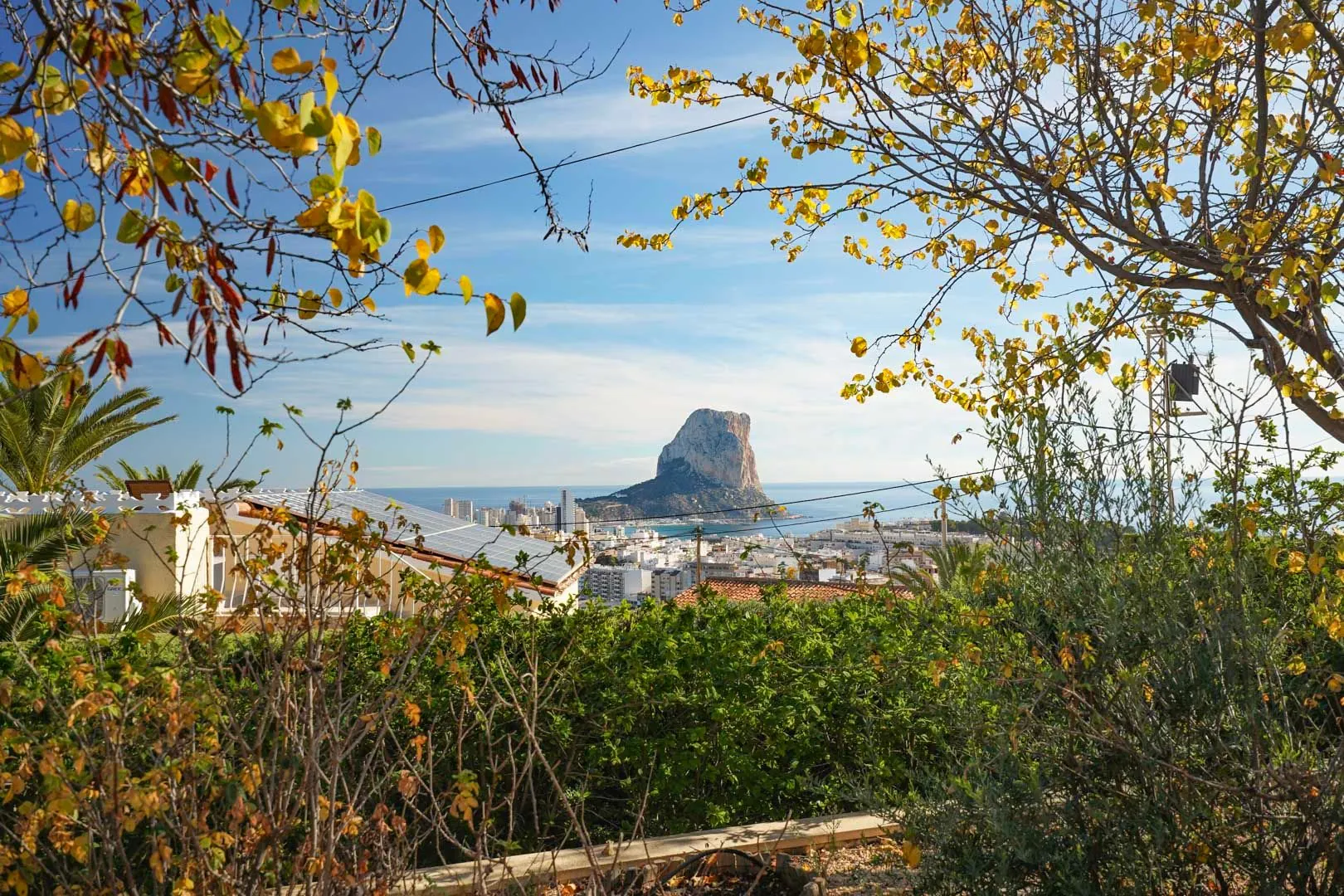 Villa con vistas panoramicas al mar en venta en Calpe
