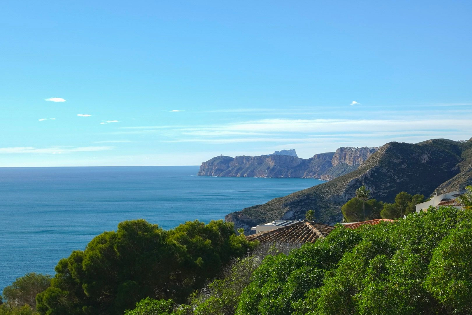 Traditionele villa met schitterend uitzicht op zee te koop in Ambolo, Jávea
