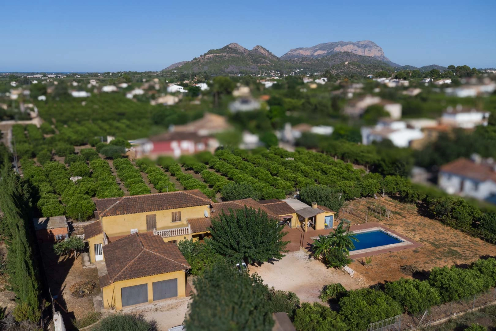 Villa mit Pool und Blick auf das Tal zu verkaufen in Pedreguer.