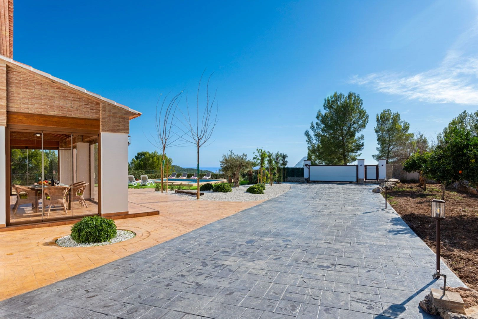 Preciosa finca con vistas al mar en venta en Oltamar, Calpe