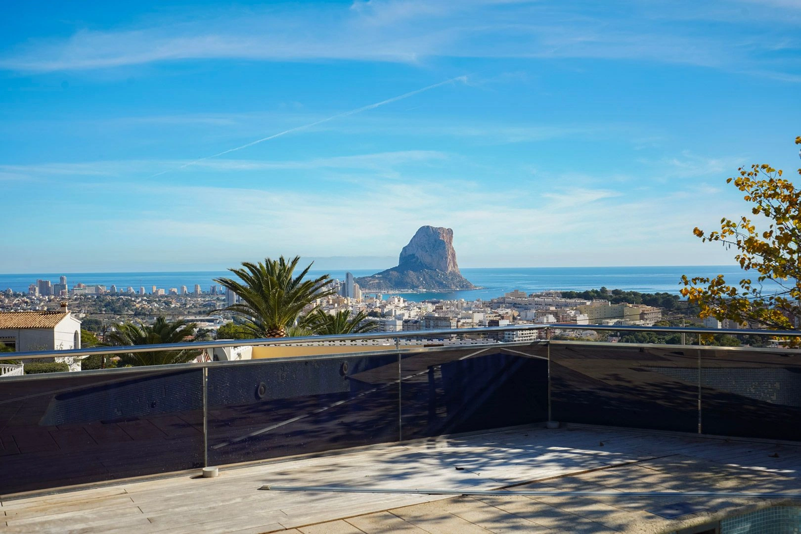 Villa con vistas panoramicas al mar en venta en Calpe