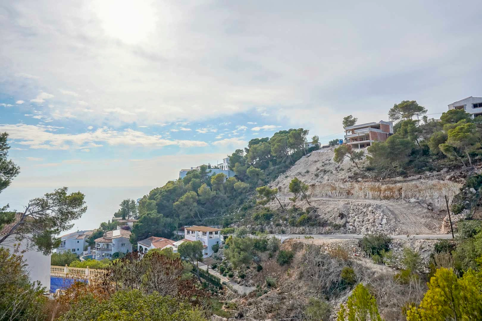 Villa moderne avec vue sur la mer en construction à vendre à Jávea