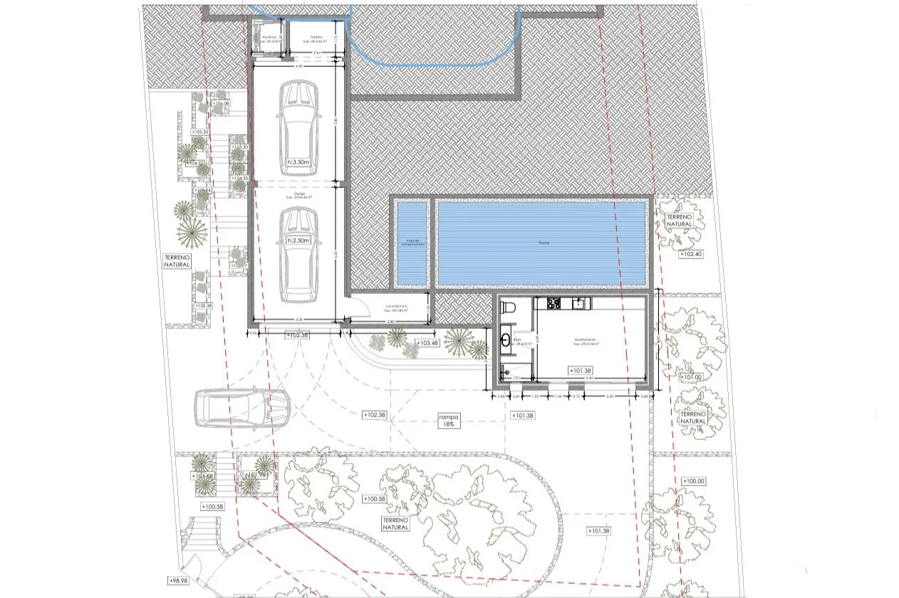 Progetto di villa moderna con vista sul mare in vendita a Moraira
