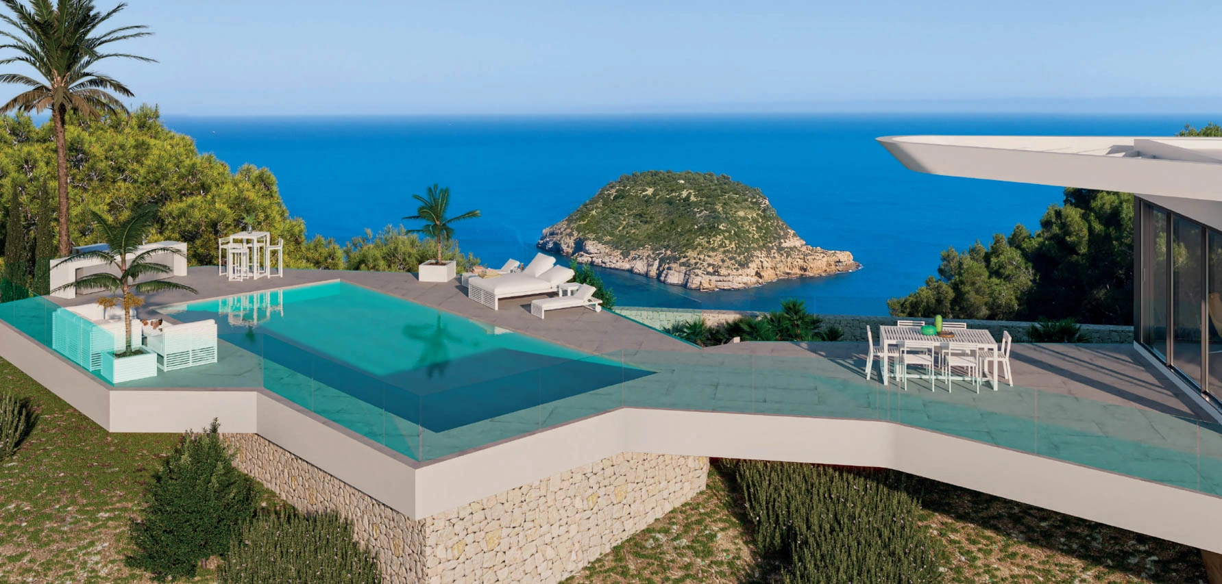 Moderne Villa mit herrlichem Meerblick zum Verkauf in Jávea