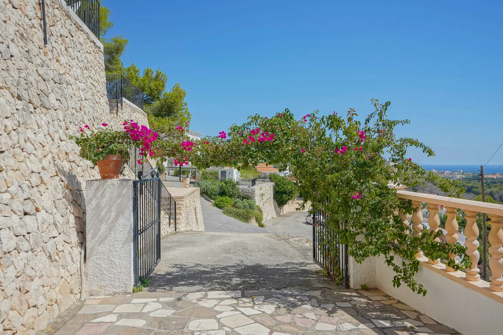Villa traditionnelle avec vue sur la mer et totale intimité à Jávea