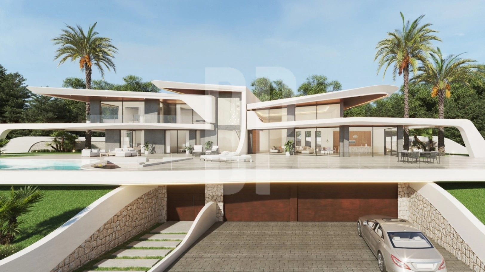 Moderne nieuw gebouwde villa te koop in Jávea