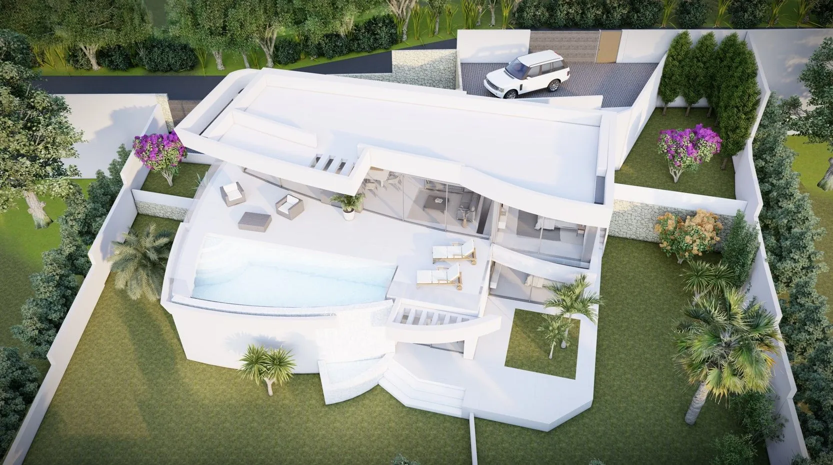 Spectaculaire villa met zeezicht te koop in Calpe