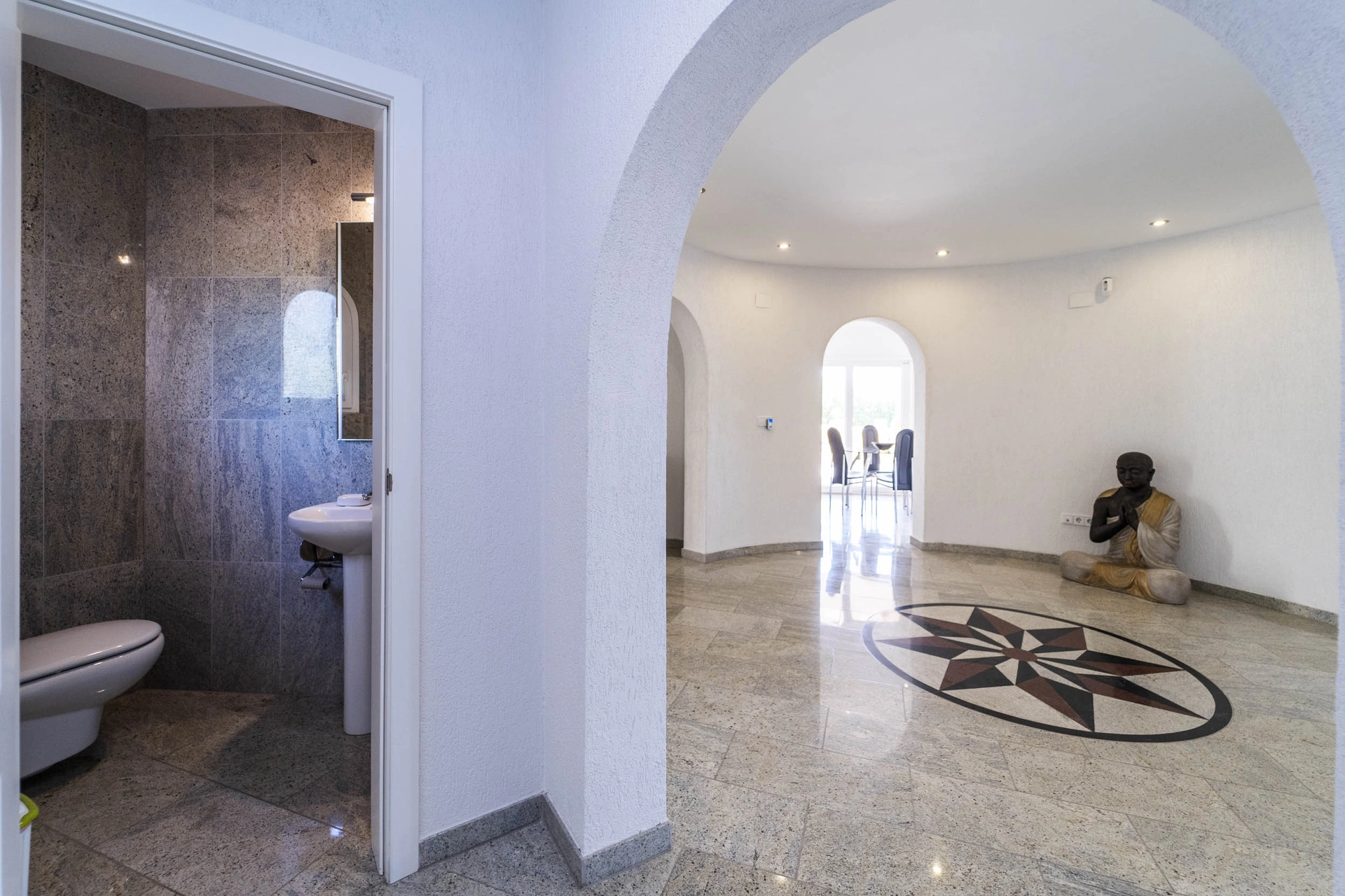 Grande villa traditionnelle avec vue sur la mer à vendre à Calpe