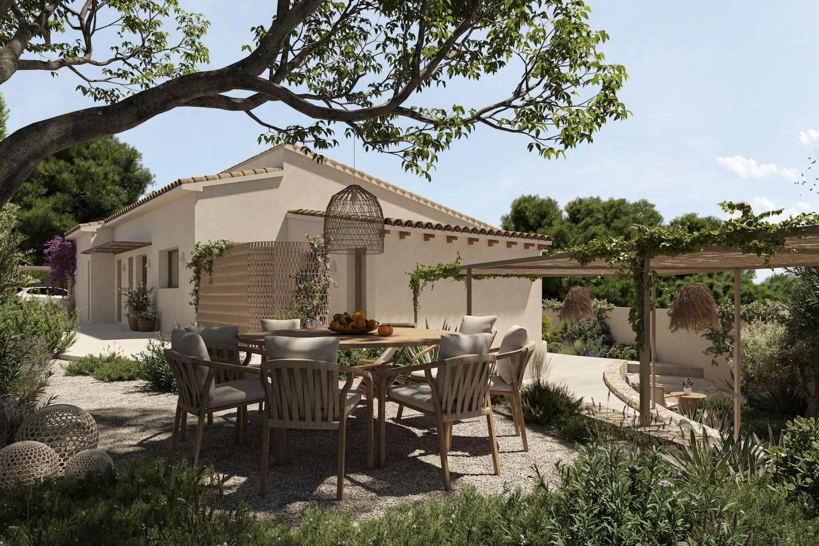 Progetto Esclusivo di Villa Mediterranea con Vista Mare