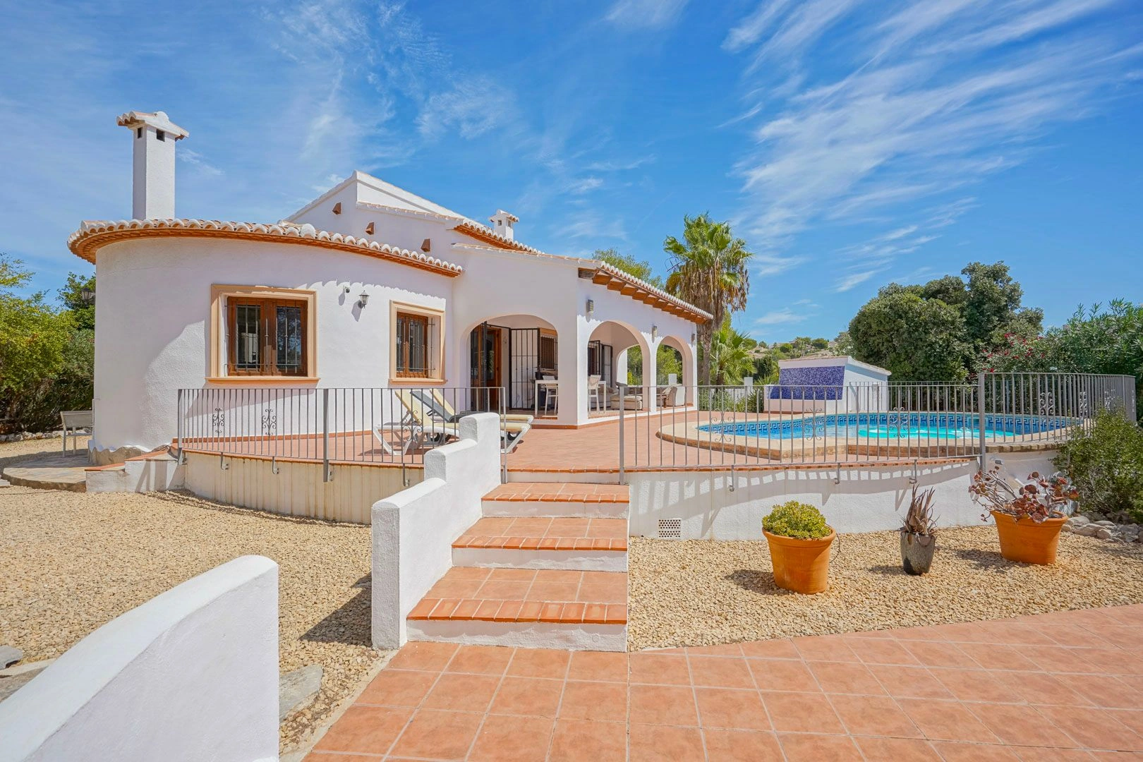 Charmante villa traditionnelle de plain-pied à vendre à Jávea.