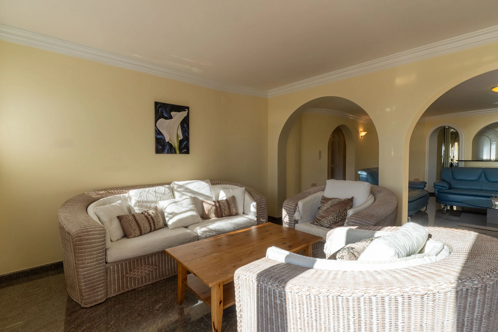 Mediterrane Villa mit Panoramablick auf das Meer zum Verkauf in Benissa.