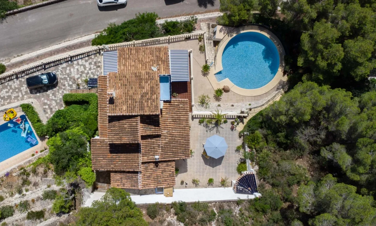 Villa traditionnelle avec vue sur la mer et totale intimité à Jávea