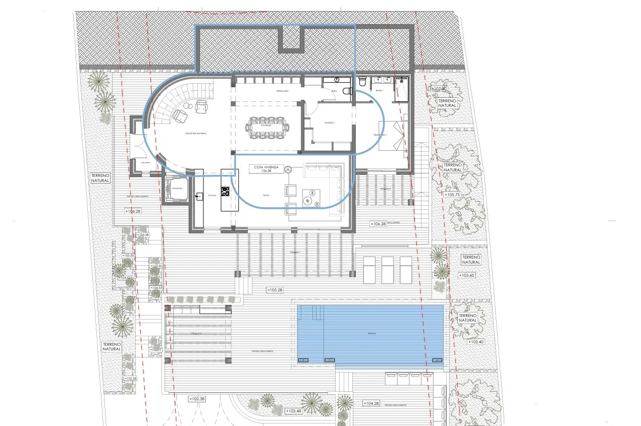 Progetto di villa moderna con vista sul mare in vendita a Moraira