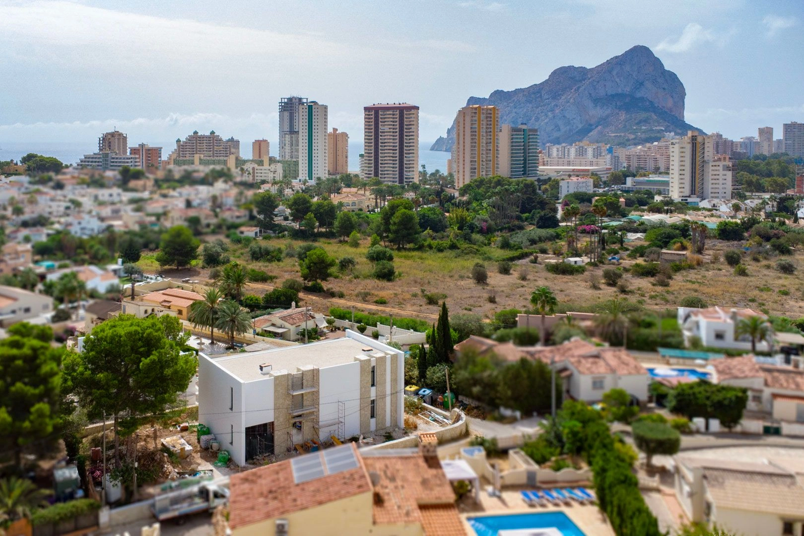 Moderna villa de obra nueva a poca distancia de la playa de Calpe