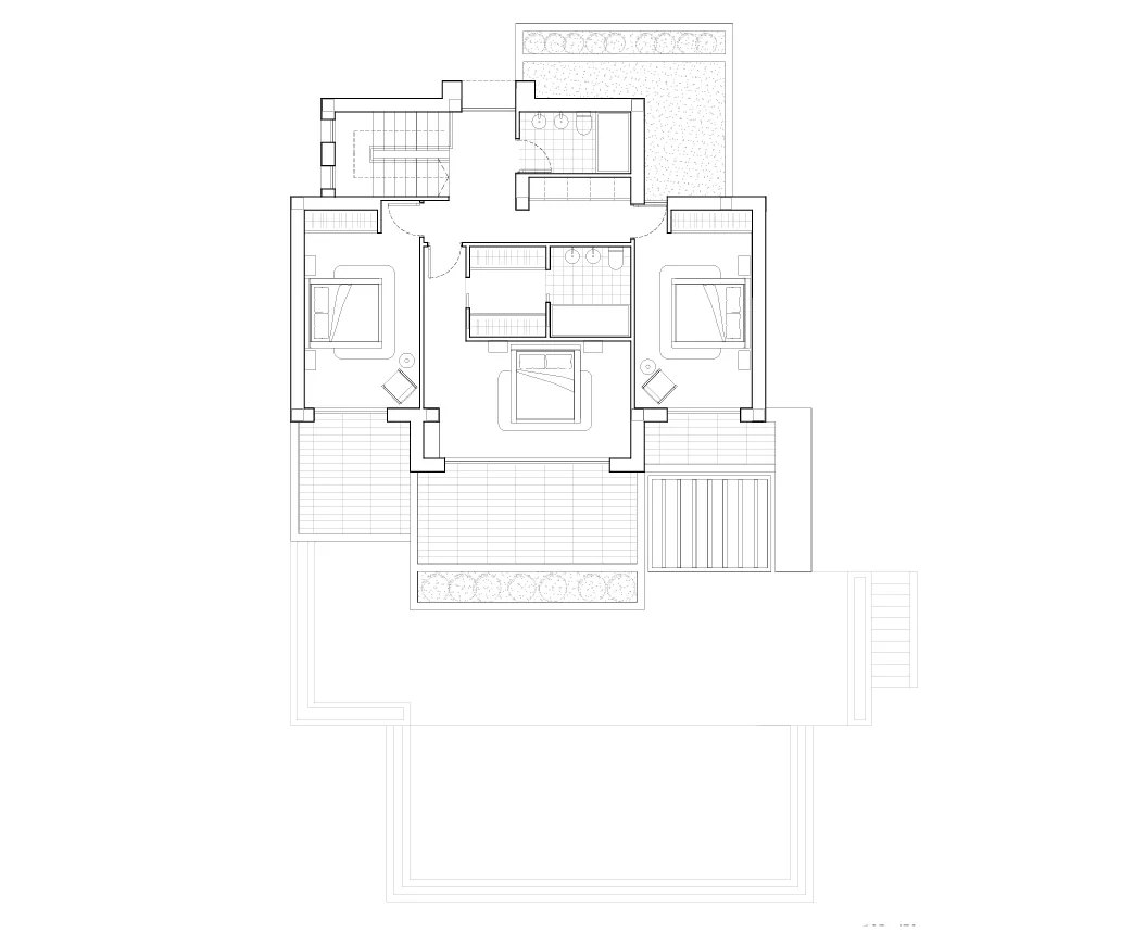 Ibizan-Stil Villa mit Meerblick