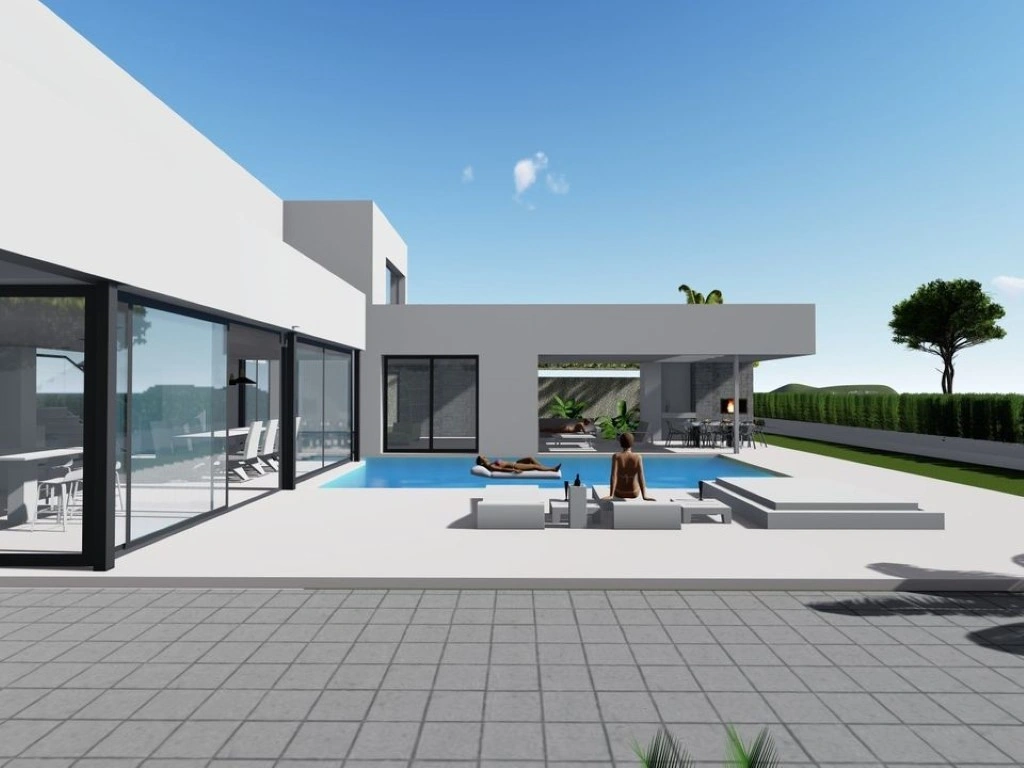 Moderna villa de nueva construcción con vistas al mar en venta en Calpe