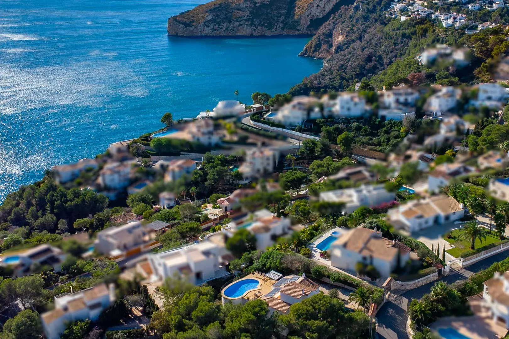 Traditionele villa met schitterend uitzicht op zee te koop in Ambolo, Jávea