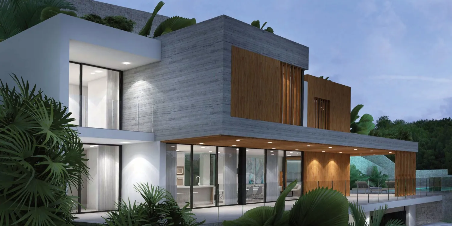 Lujosa villa de obra nueva con vistas al mar en venta en Raco de Galeno, Benissa
