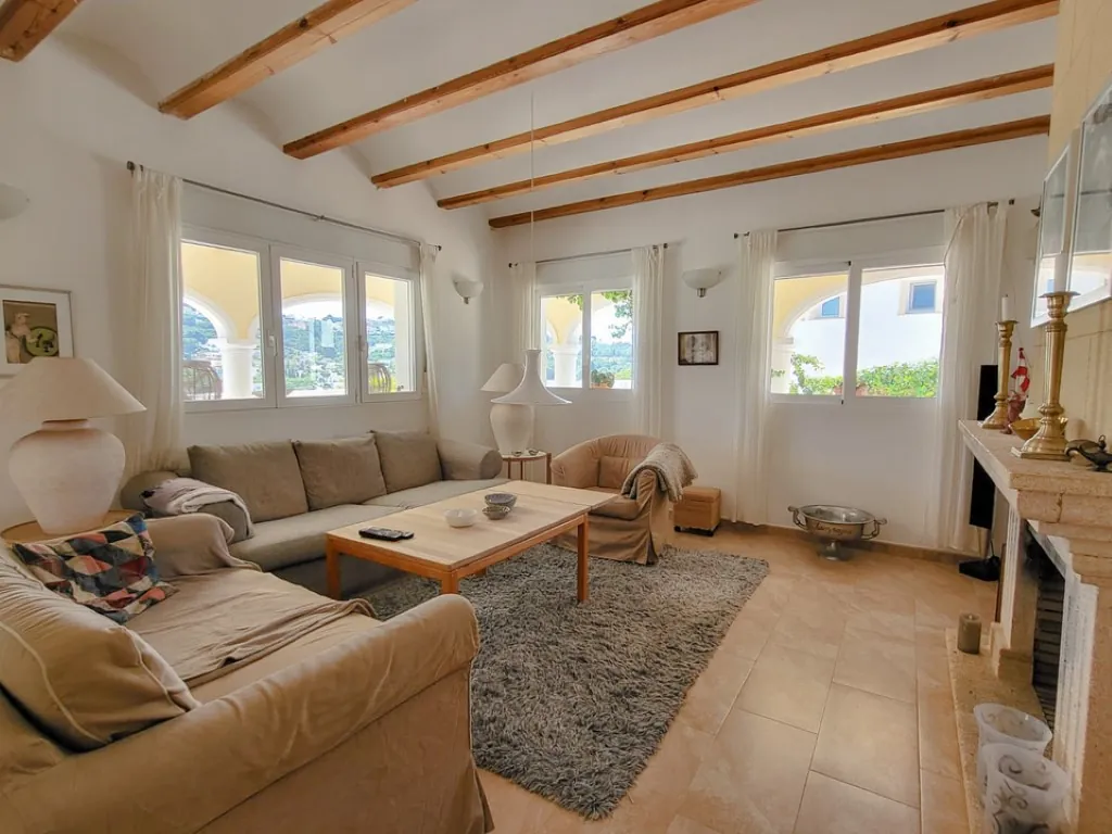 Exclusive traditional villa for sale in Moraira. A Haven of Tranquility Just Minutes From Downtown and the Beach