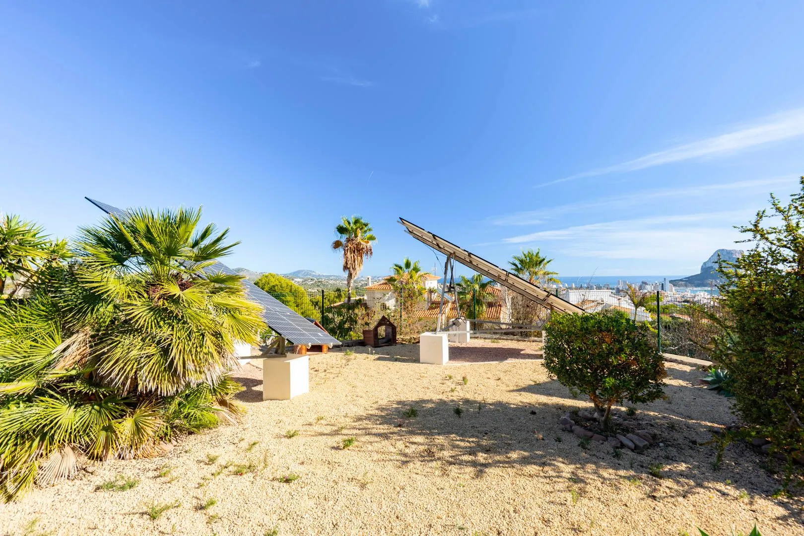 Villa con vistas panoramicas al mar en venta en Calpe