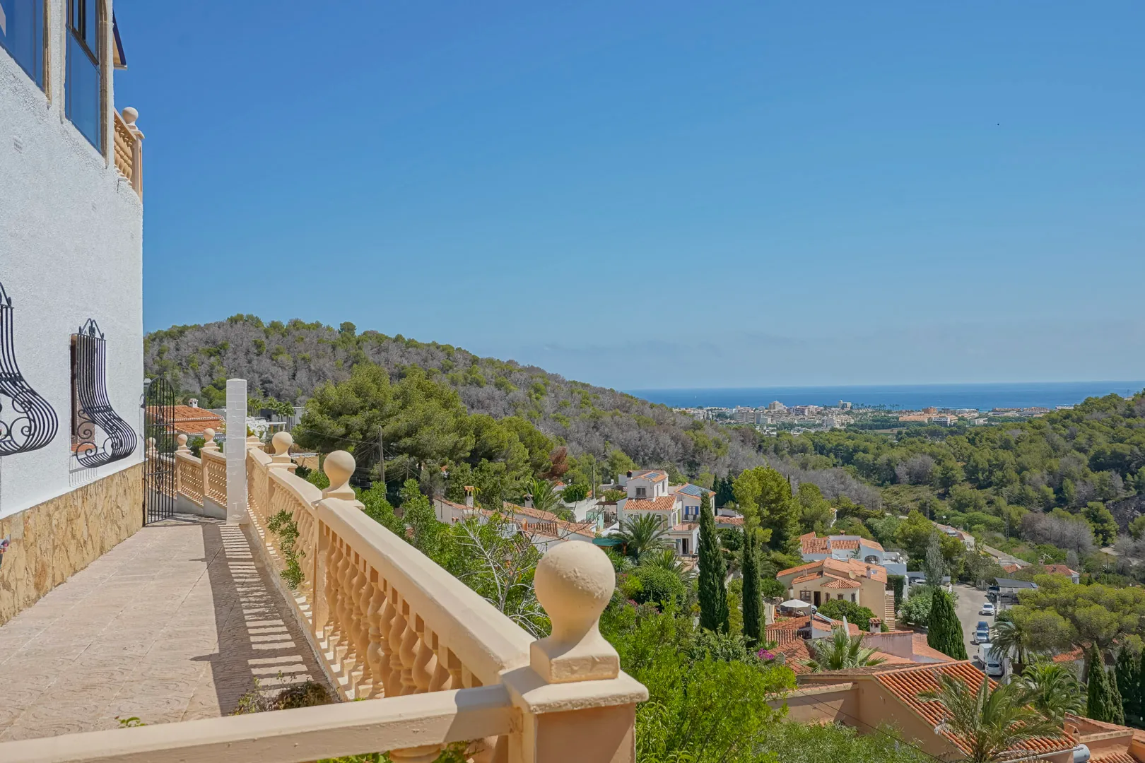 Villa traditionnelle avec vue sur la mer et totale intimité à Jávea
