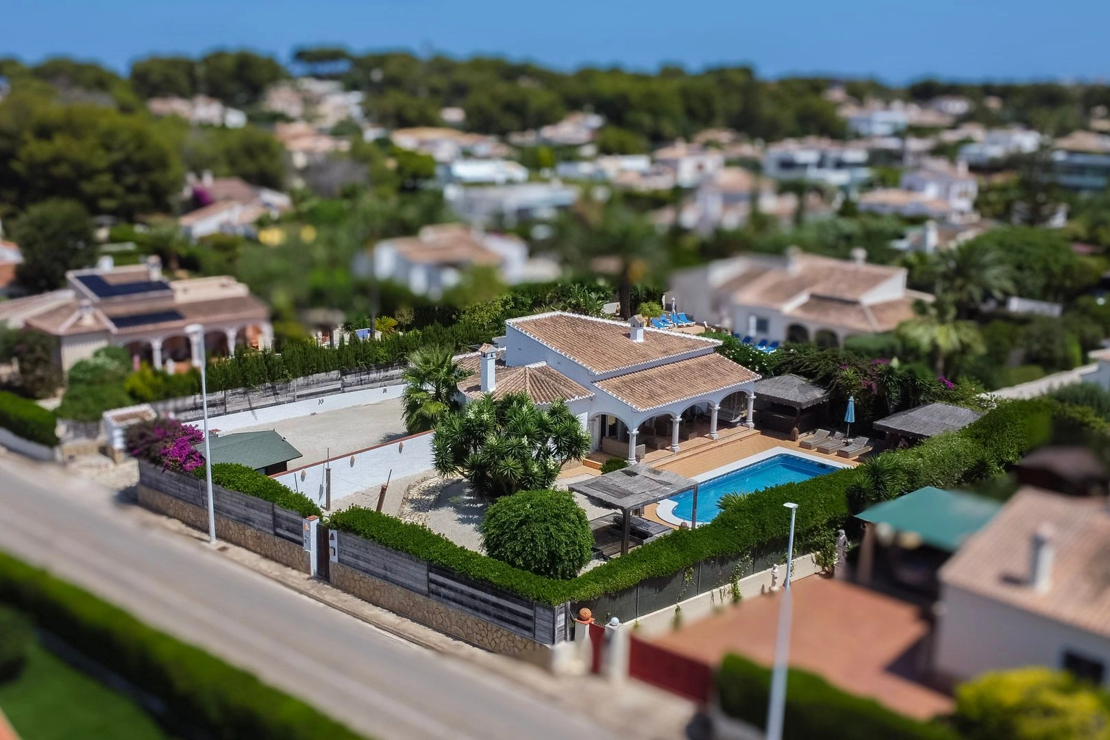 Villa rénovée de plain-pied avec jardin et piscine à Costa Nova, Jávea