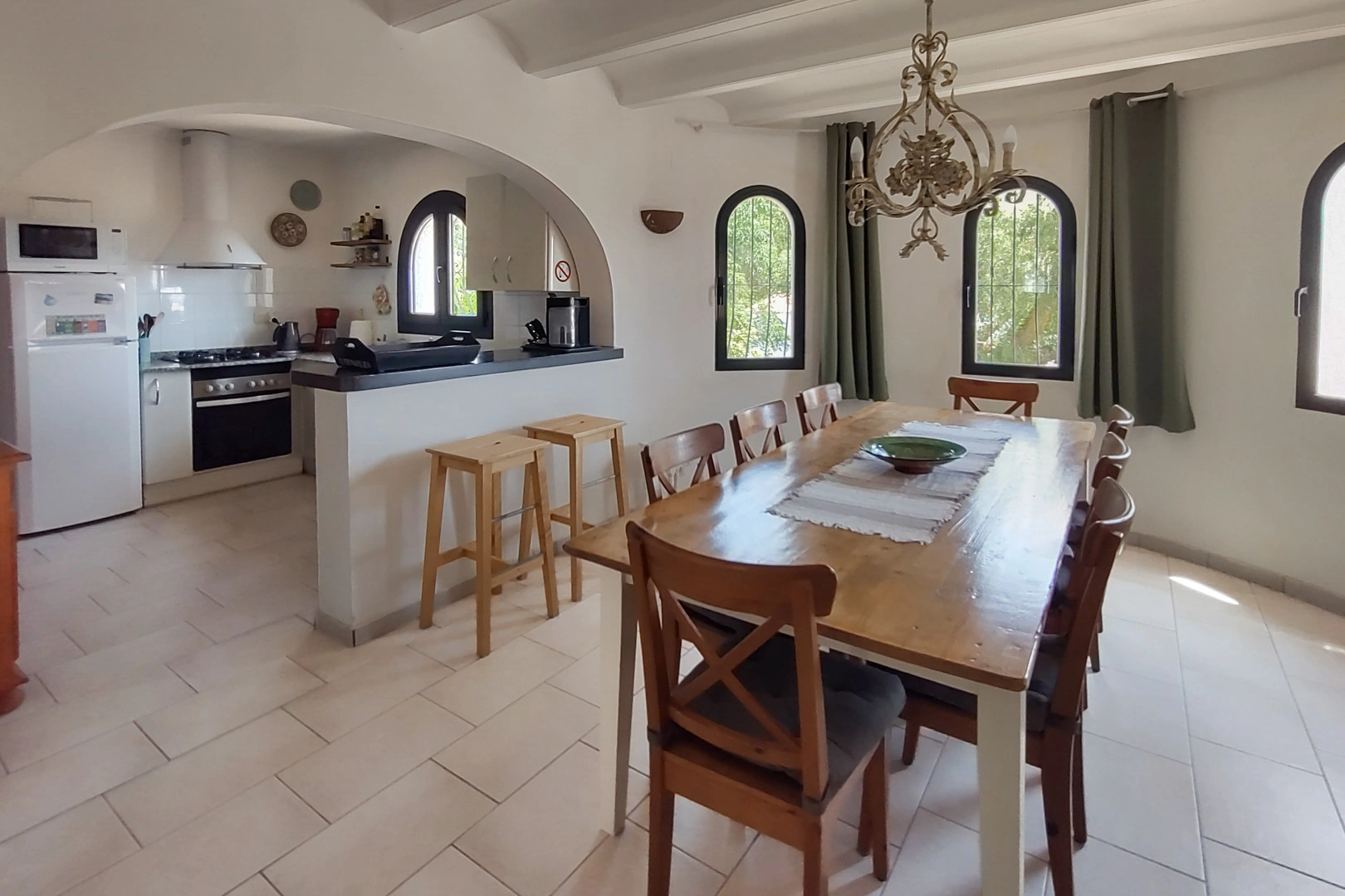 Villa mediterranea con vista mare in vendita a Benissa.