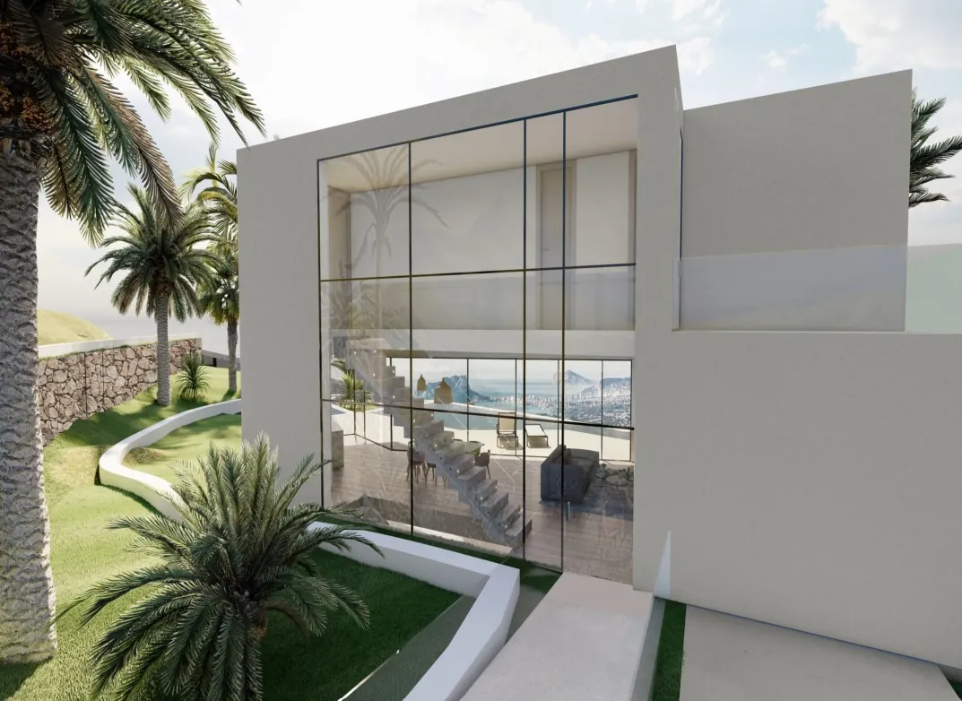 Villa di lusso di nuova costruzione con fantastiche viste sul mare in vendita a Benissa